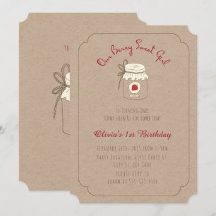 Berry Sweet Invitations de fête d'anniversaire