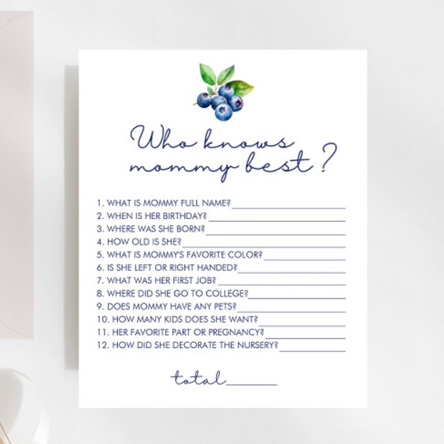 Berry Sweet Qui Connaît Maman Meilleur Baby shower (Créateur téléchargé)