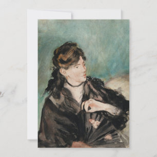Berthe Morisot avec ventilateur   Édouard Manet