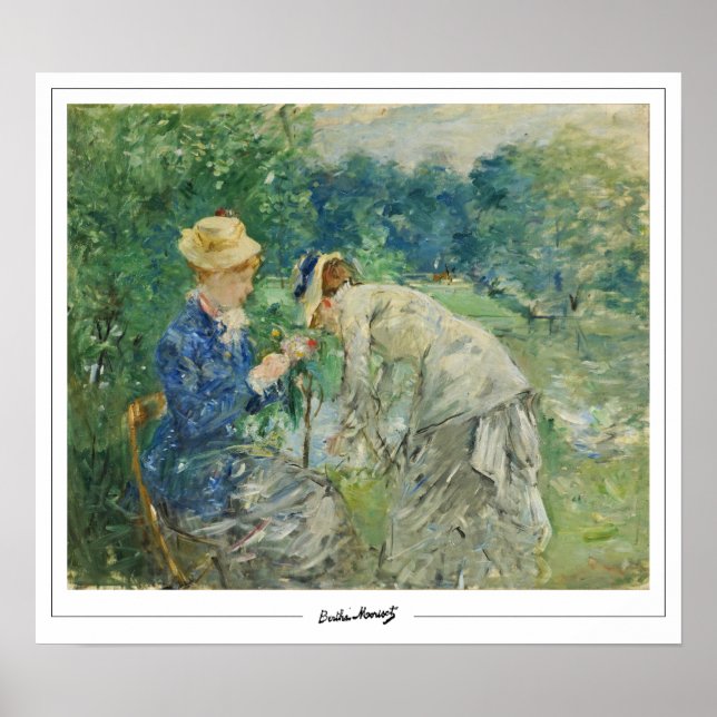 Berthe Morisot Zedign Affiche d'art #7 (Devant)