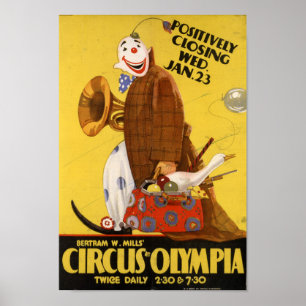 Bertram Mills' Circus at Olympia Poster