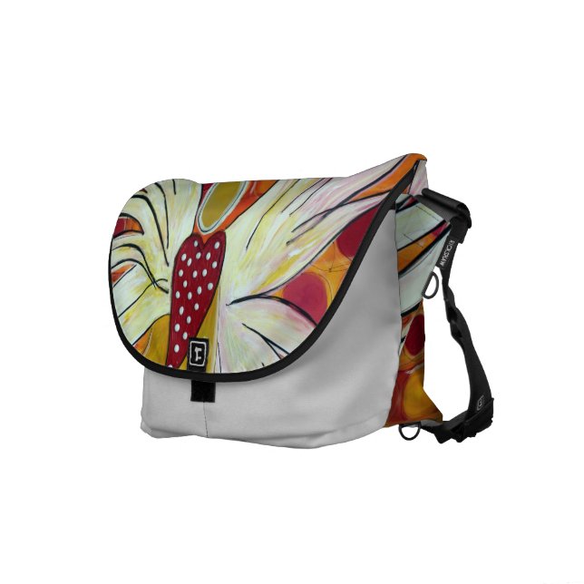 Besace Sac messenger - ange par Soco Freire (Devant droit)