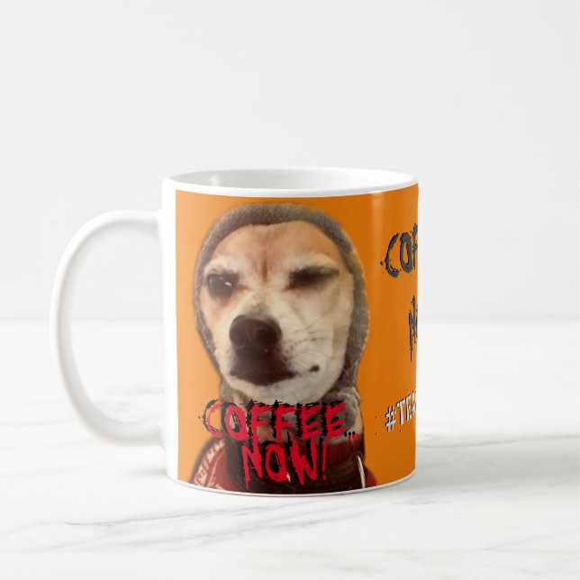 Besoin de CAFE MAINTENANT ! Mug Café Carlos B. Chi (Gauche)
