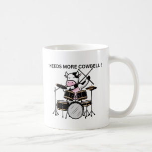Besoin de plus Cowbell Drum Set Mug
