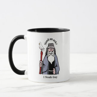 "Besoin d'une arche ? Je Noah mec" Papa blague mug