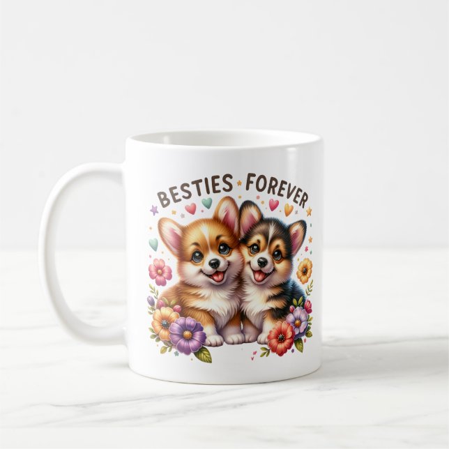 Besoin pour Corgi Pup Mug (Gauche)