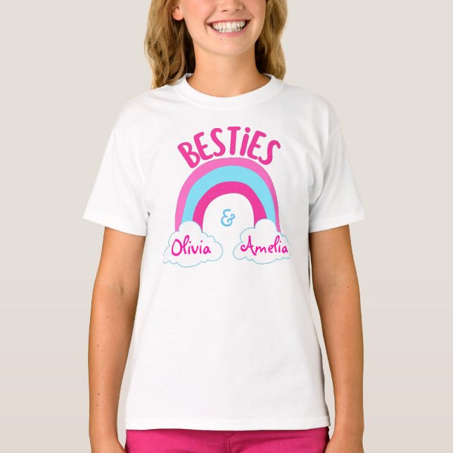 Besoins personnalisés BFF Best Friends T-shirt (Devant)