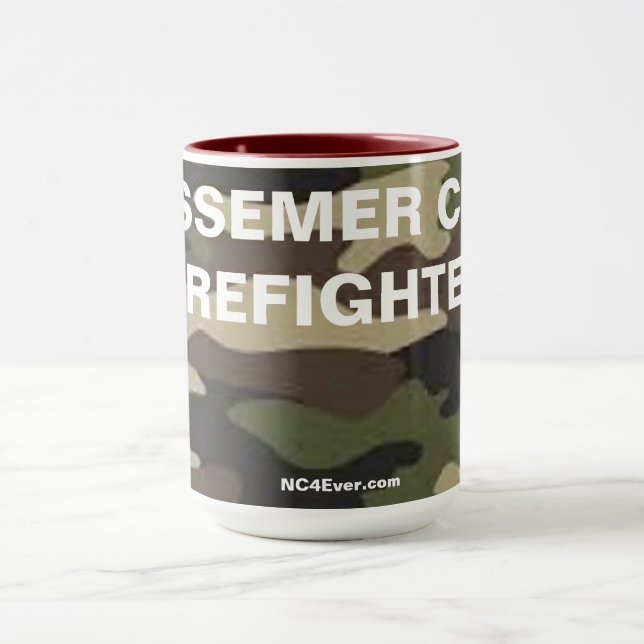BESSEMER VILLE FIREFIGHTER CAMO MUG (Centre)