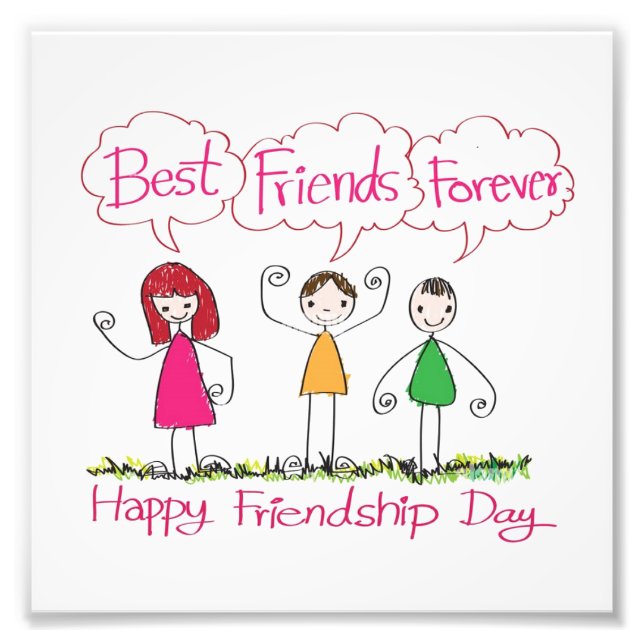 BEST AMIS CONTINUEL 1 Photo Collage Plaque (Devant)