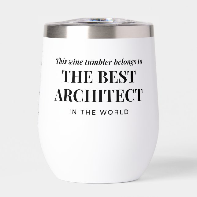 Best Architect in the World Custom Name Funny  (Avant)