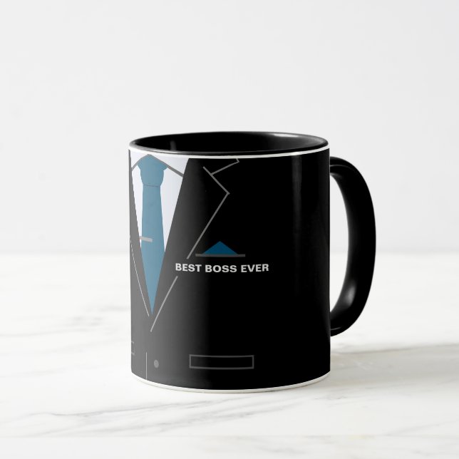 Best Boss Ever Coffee Mug Your Business Gift (Devant droit)