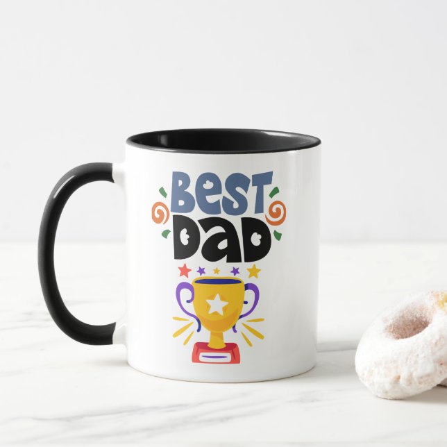 Best Dad Award Coffee Mug (Avec donut)