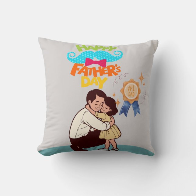 Best Dad Ever - Coussin de Fête des pères personna (Recto)