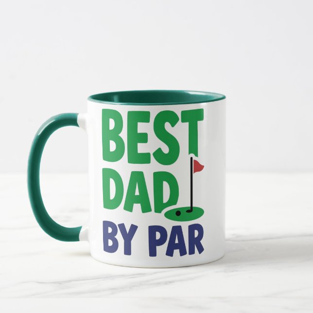 Best Dad Golf Mug | Funny Golf Gift Dad (Gauche)
