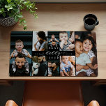 Best Daddy Ever Fête des pères 8 Photo Collage<br><div class="desc">Transformez l'espace de travail de votre père en une galerie de souvenirs chéris avec notre Meilleur papa Ever Photo Collage Desk Mat. Ce cadeau spécial et personnalisé est idéal pour la Fête des pères, les anniversaires ou toute occasion de célébrer l'amour et le soutien indéfectibles de votre père. Notre tapis...</div>