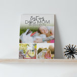 Best Dog Mom Photo Collage Plaque<br><div class="desc">Are you a proud pup parent? Show off your favorite furry friend in the most stylish way with the Best Dog Mom Photo Collage plaque! This one-of-a-kind homage to your beloved pup is sure to be the perfect addition to any wall or desk. Perfect for any occasion, it’s the perfect...</div>