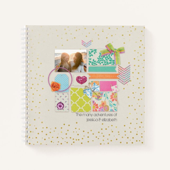 Best Friends Adventures Scrapbook Keepsaké Journal (Devant)