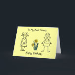 Best Friends Collection Carte d'anniversaire trans<br><div class="desc">Meilleure collection d'amis Anniversaire! Écriture et texte à l'intérieur.</div>