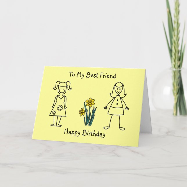 Best Friends Collection Carte d'anniversaire trans (Devant)
