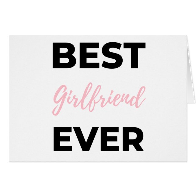 Best Girlfriend Ever Black (Devant horizontal)