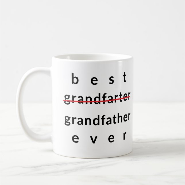 Best Grand-Farter Ever Mug for Grandpa (Gauche)