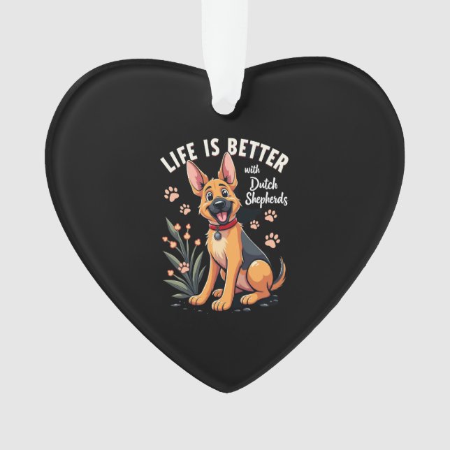 Best life with Dutch Shepherd Tank Top (devant)