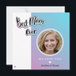 Best mom ever<br><div class="desc">A beautiful,  elegant and modern gift to wish your mother a happy birthday or Mother's Day.
Personalize it with your name and a photo.</div>