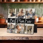 "Best Mom Ever' Keepsaké 6 Photo Collage Plaque<br><div class="desc">Rappelez à une mère à quel point elle est vraiment spéciale avec cette plaque de collage photo gardienne personnalisée. Un cadeau intime et inestimable, conçu pour tenir 6 de vos moments les plus chers avec elle. Le téléchargement facile en fait un cadeau parfait pour express votre amour dans des occasions...</div>