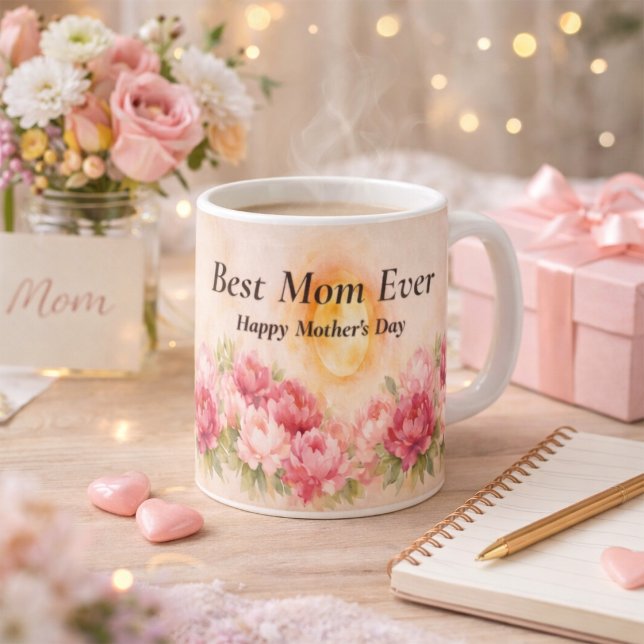 Best Mom Ever Mug 11oz | Happy Mother’s Day Gift (Créateur téléchargé)