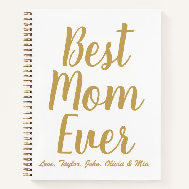 Best Mom Ever or livre de recettes de script perso (Devant)