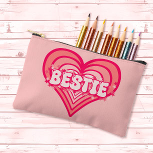 Bestie Bright Cutie Pink Heart Sac