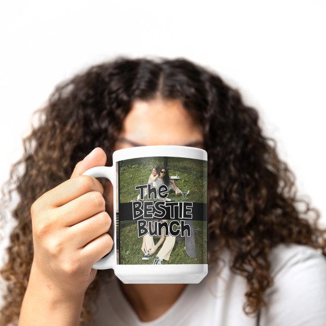 Bestie Bunch BFF Modèle photo Mug (Créateur téléchargé)