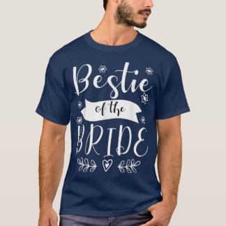 Bestie de l'épouse servante d'honneur T-shirt Mari
