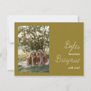 Bestie devient Bridesmaid Proposition Photo