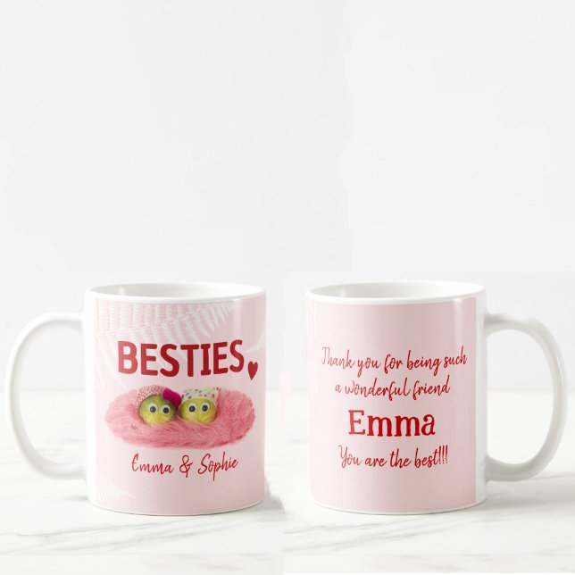 Besties bff meilleur ami drôle unique tasse person (Créateur téléchargé)