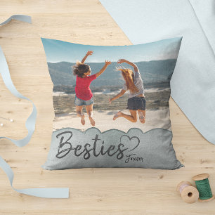 Besties Pour Jamais Photo Jeu Oreiller