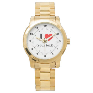 BESTSELLER ! Hommes I ❤️ Montre Or Surdimensionnée