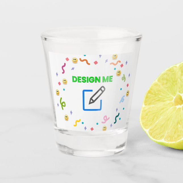 BESTSELLER ! Verre de tir de 1,5 oz - Personnalise (Devant)