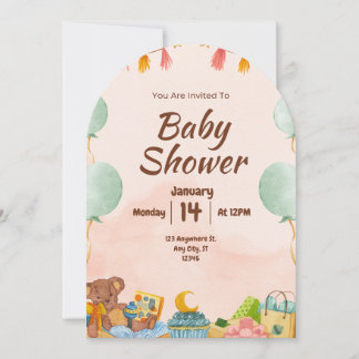 BESTSLELER ! Invitation baby shower