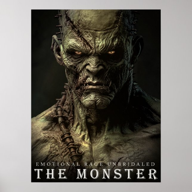 BÊTE ANCIENNE & CRÉATURES : Le Poster de Monstre (Devant)