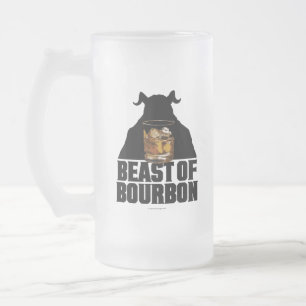 Bête De Bourbon Verre Frosted Bière Mug