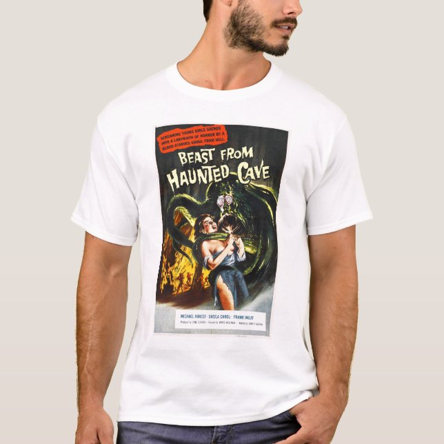 Bête de T-shirt hanté de caverne (Devant)
