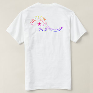 BetheGlowofPEO T-shirt de base - Blanc