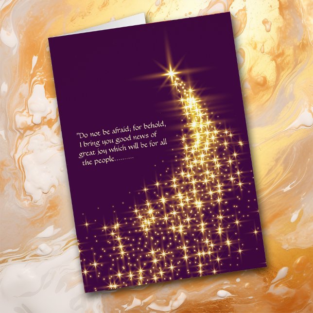 Bethlehem Star Cascade Christmas Card (Créateur téléchargé)