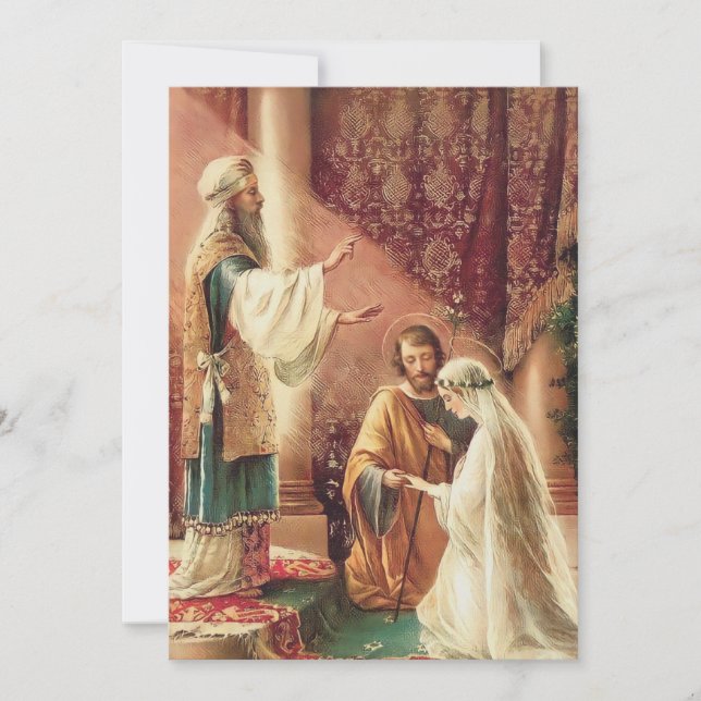 Betrothal Mariage catholique Marie et Joseph (Devant)