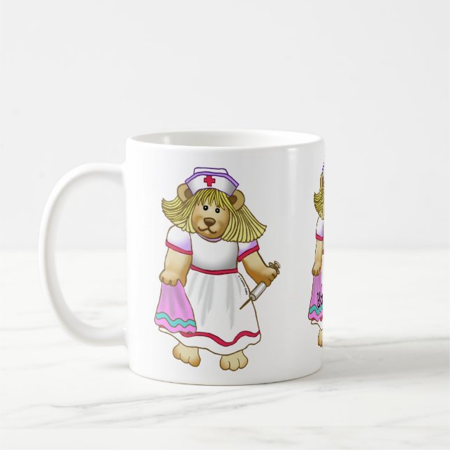 Betsy Bear Nurse mug (Gauche)