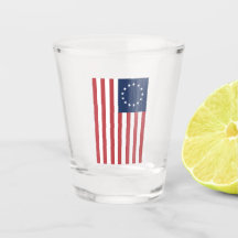 Betsy Ross Drapeau Design Verre de tir