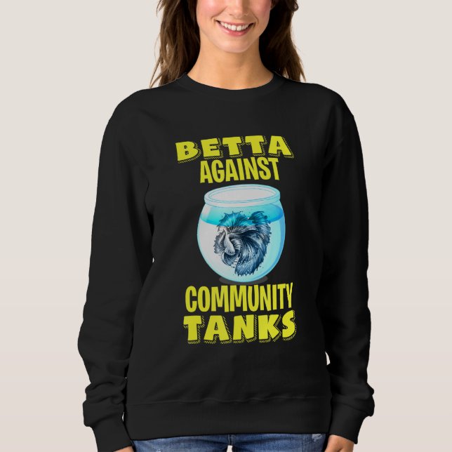 Betta Contre Community Tanks Aquarium Nerd (Devant)