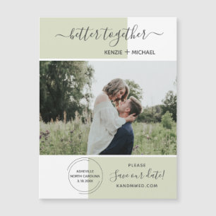 Better Together Photo Save the Date Mariage Modern