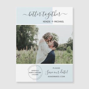 Better Together Photo Save the Date Mariage Modern